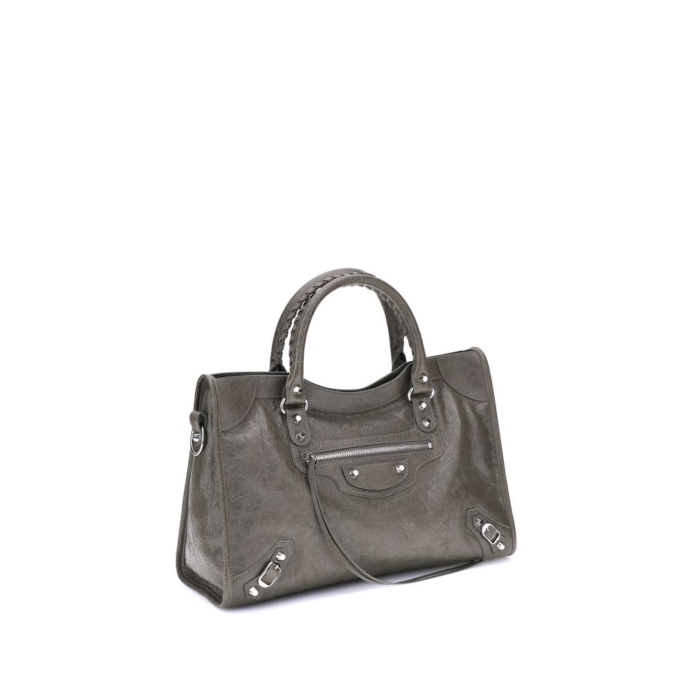 Balenciaga Grüne Kalbshaut Bos Taurus Schultertasche